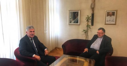 Čović se susreo sa kardinalom Puljićem