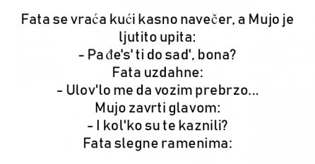 VIC DANA: Fata se kući vraća kasno navečer