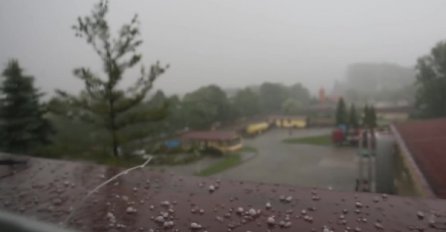 Snažno nevrijeme u BiH: Padao grad veličine lješnika! (VIDEO)