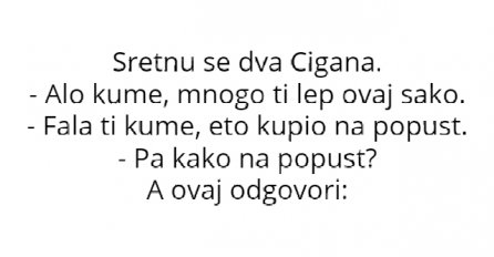 VIC : Sretnu se dva Cigana.