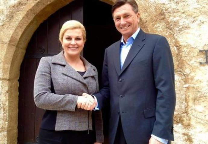 Hrvatska predsjednica Grabar-Kitarović i slovenski predsjednik Boru se susreli na neformalnoj radnoj večeri