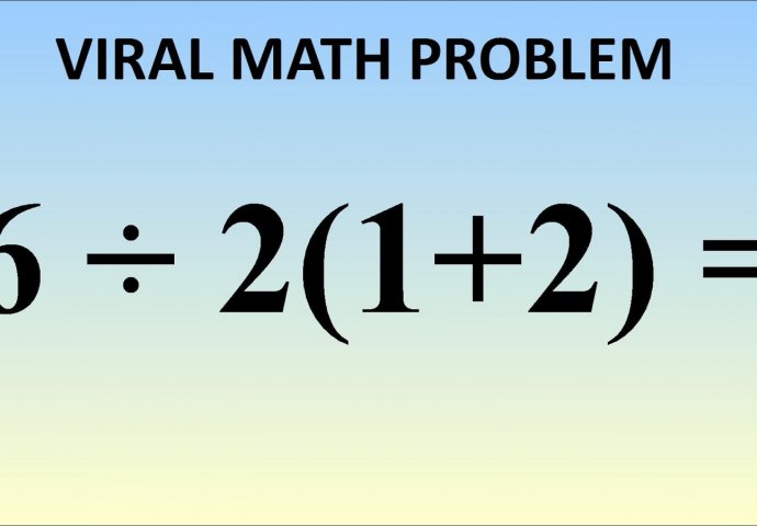 TEST: Ova jednadžba je zapalila internet. Znate li vi koje je pravo rješenje?