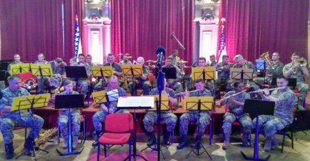 Orkestar i hor evropske komande Oružanih snaga SAD-a održao koncert u Sarajevu