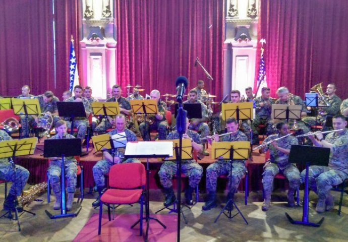 Orkestar i hor evropske komande Oružanih snaga SAD-a održao koncert u Sarajevu