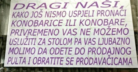 OBAVIJEST SLASTIČARNE OBIŠLA REGION: "Dragi naši, nema vas ko uslužiti"