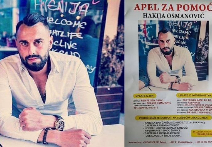 APEL ZA POMOĆ: Hakiji Osmanoviću potrebno 100.000 franaka za operaciju u Švicarskoj
