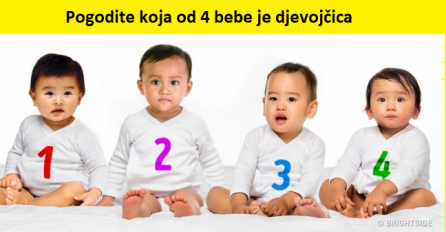 Psihološki test: Pogodite koja od 4 bebe je djevojčica, odgovor puno otkriva o vama, NAMA JE POGODILO!