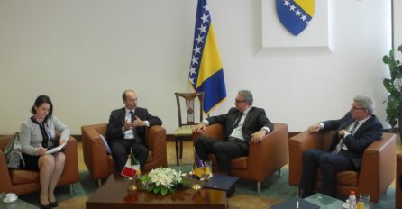 Bosić i Džaferović o borbi protiv korupcije razgovarali sa Alfredom Conteom