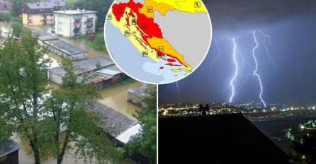METEOROLOZI IZDALI NOVE UZBUNE ZA HRVATSKU: Prijete opasne oluje