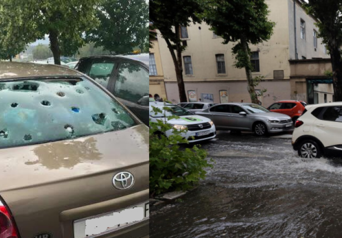 VELIKO NEVRIJEME U REGIONU: Snažna kiša ulice pretvorila u potoke!