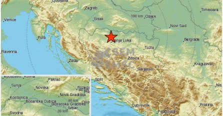 Zemljotres u Banja Luci: 3,1 stepen Merkalijeve skale