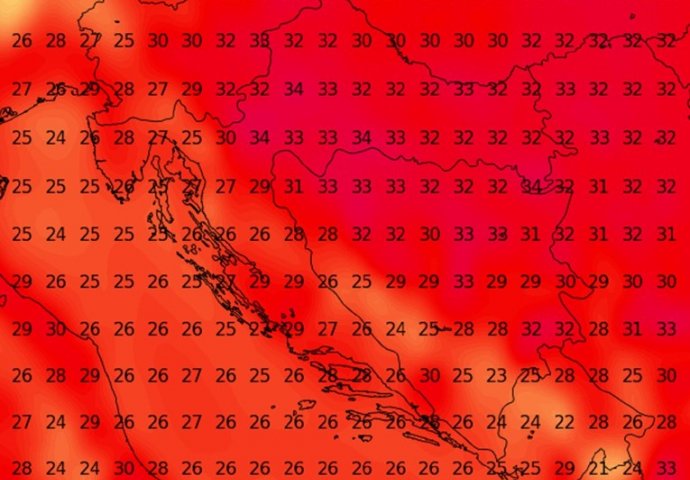 METEOROLOZI IZDALI UPOZORENJE, STIŽU PAKLENE VRUĆINE: Evo gdje će biti najgore!