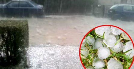 JAKO NEVRIJEME U SRBIJI: Grad uništio gotovo sve usjeve, povrtnjake i voćnjake