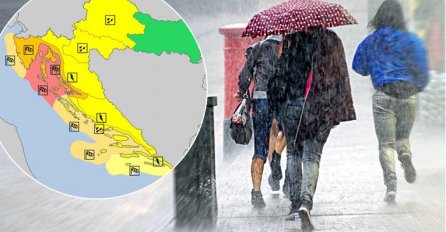 HRVATSKA: Očekuju se olujni udari vjetra, na snazi žuti meteoalarm
