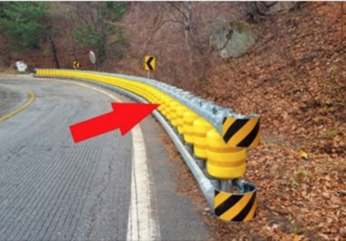 Čini se da je to samo obična barijera na cesti, ali ćete biti zaprepašteni kada vidite za šta služi !