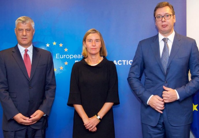 Sastanak Mogherini s Vučićem i Thacijem dočekuje se s malo optimizma