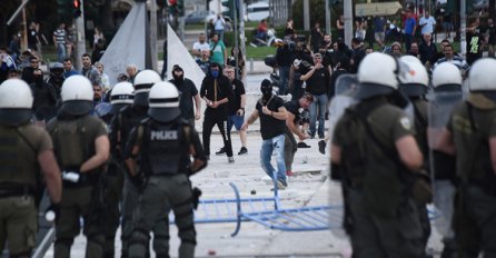 Demonstracije u Solunu, policija upotrijebila suzavac