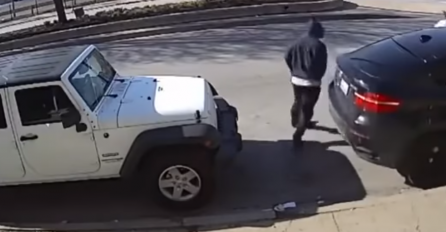 Lopovi htjeli da ukradu crni BMW: Kada su vidjeli ko se u njemu nalazi, zažalili su što su se rodili (VIDEO)