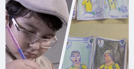 Ovaj dječak je nacrtao cijeli Panini album i igrače, razlog je pretužan! (VIDEO)