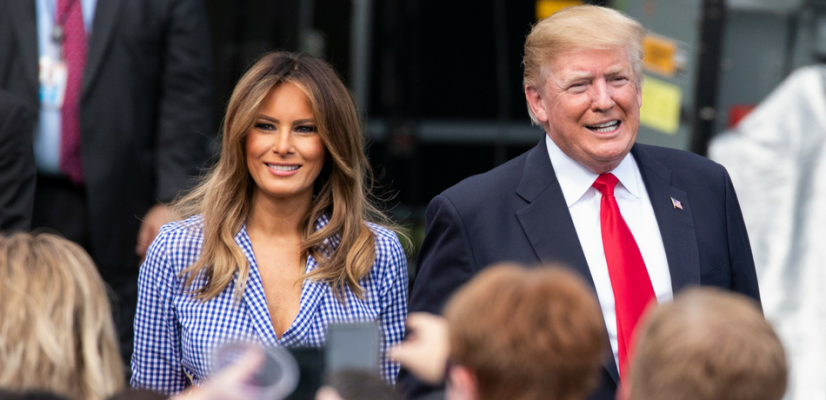 donald-trump-melania-4th-of-july-picnic-hold-hands-2018