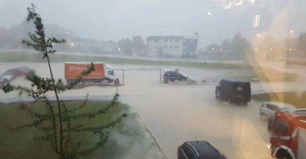 U Sloveniji oluja i tuča: Vatrogasci na terenu, potopljene zgrade