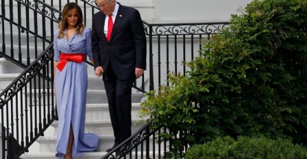 MELANIA NA PROSLAVI NOSILA HALJINU SA JAKOM PORUKOM: Svima želi poručiti samo JEDNO!