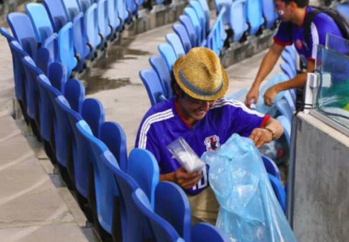 SVOJIM GESTOM ODUŠEVILI SU SVIJET: Otkriven razlog zbog kojeg Japanci čiste stadion poslije utakmice