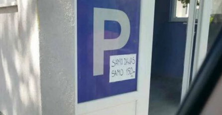 NATPIS NA JEDNOM PARKINGU U HRVATSKOJ RAZBJESNIO JE REGION: "Kako vas samo nije stid?"