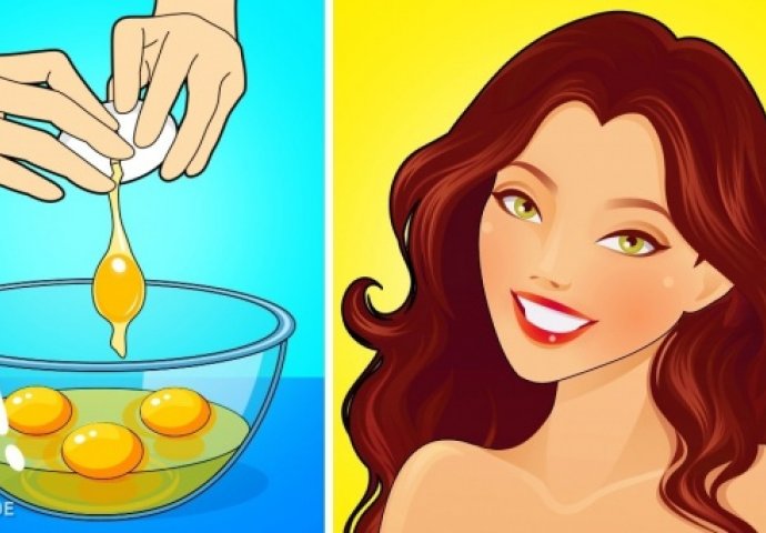 Maska od jaja može  preporoditi vašu  kosu: Ali OVU STVAR morate znati!