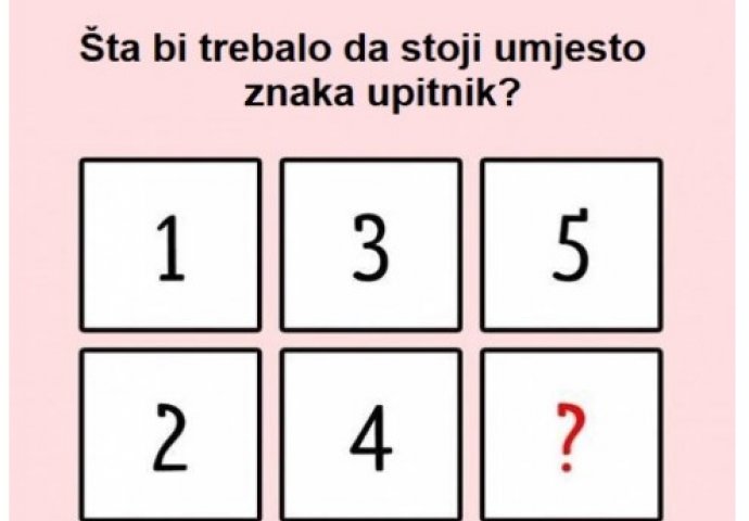 Dokažite da ste pametni tako što ćete odgovoriti na bar 3 od 4 pitanja