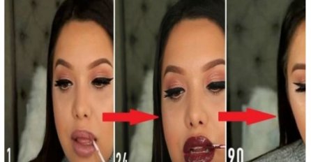 OVA ŽENA JE NAMAZALA 100 slojeva karmina odjednom. Kada je najzad završila, nije mogla ni da se pogleda u ogledalo! Evo kako krajni rezultat izgleda