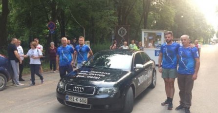 USPJEŠNO ZAVRŠEN MARATON: Mahir Mujić prešao 200 kilometara od Sarajeva do Banja Luke u čast Dženana i Davida