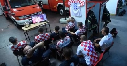 CIJELI SVIJET BRUJI O OVOME: Pogledajte reakciju hrvatskih vatrogasaca na zvuk alarma u trenutku ključnog penala (VIDEO)