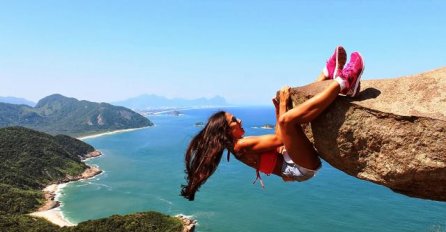 AKO MISLITE DA JE OVA DJEVOJKA HRABRA, GRDNO SE VARATE: Kad vidite donji dio slike SVE ĆE VAM SE SAMO KAZATI!