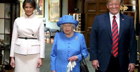 Melania i Donald Trump popili čaj sa britanskom kraljicom Elizabetom