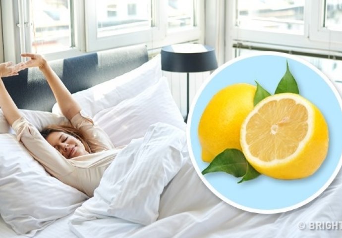Trebali biste to raditi svaku noć: Evo što će se dogoditi ako prije spavanja stavite komad limuna pokraj kreveta