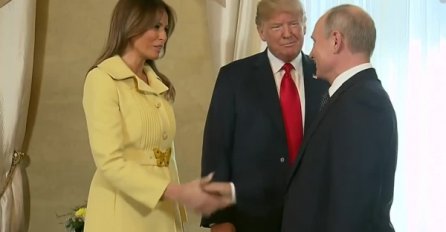  Zbog izraza lica postala je glavna tema Twittera: Evo šta je Melania uradila NAKON RUKOVANJA S PUTINOM! (VIDEO)