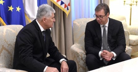 SASTANAK ČOVIĆA I VUČIĆA: Razgovarali o daljnjem unapređenju odnosa BiH i Srbije