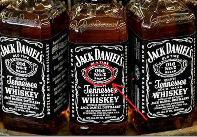 Iznenadićete se kada čujete PRAVI razlog zašto je misteriozni "Broj. 7" napisan na SVAKOJ flaši Džek Danijelsa