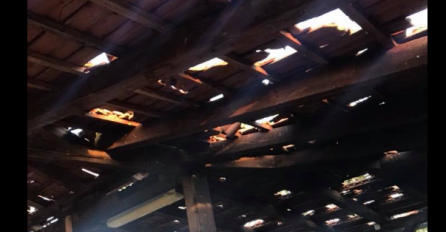 BANJA LUKA: Jak grad i kiša uništili kuće i usjeve, ljudi su sa djecom na ulicama