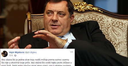 Mijatović poručio Dodiku: "Spreman si na sve samo da odbraniš ukradene milione. Upravo zbog toga ti danas moram sve ovo napisati''