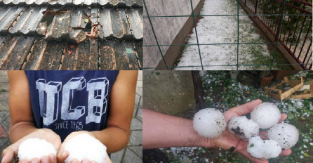 BANJA LUKA:U četiri prigradska naselja zbog nevremena oštećeno oko 200 objekata