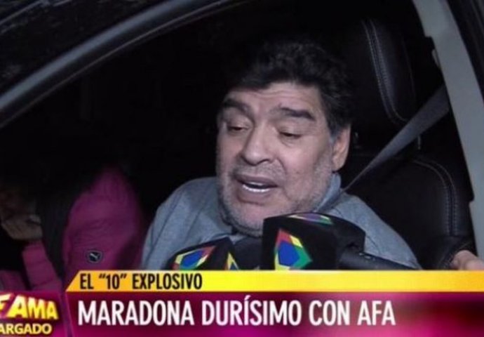 PROCURIO SNIMAK, POGLEDAJTE U KAKVOM STANJU JE MARADONA: Ovo je teško i za gledati 