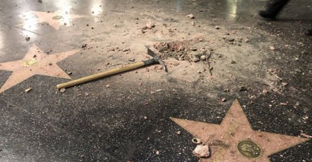 Mladić (24) oštetio zvijezdu Donalda Trumpa u Hollywoodu