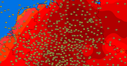Paklene temperature u Europi DOLAZI EKSTREMNI TOPLOTNI VAL: Proglašena je uzbuna najvišeg nivoa