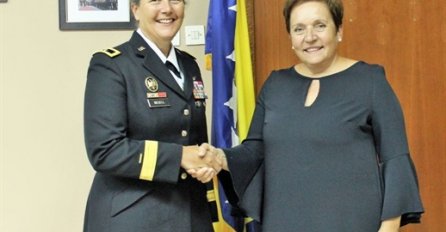 Ministrica Pendeš u posjetu primila komandanticu Štaba NATO-a u Sarajevu 