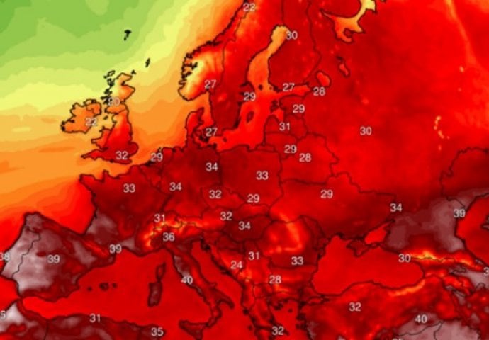 VAL EKSTREMNE VRUĆINE ZA VIKEND STIŽE U EVROPU, PROGLAŠENA UZBUNA: "Ni slučajno ne izlazite iz kuće u ovom periodu"