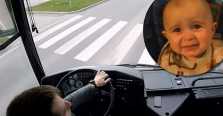 Beba je plakala bez prestanka u autobusu, kada vidite šta je vozač uradio, ostaćete bez teksta