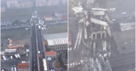 OBJAVLJENI JEZIVI SNIMCI IZ ZRAKA: Srušeni most zatrpao automobile i ljude, NA DESETINE MRTVIH (UZNEMIRUJUĆI VIDEO)