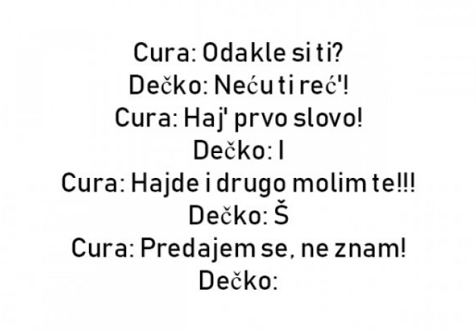 Cura: Odakle si ti?